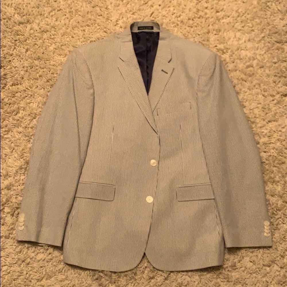 Tommy Hilfiger Seersucker 40S Blazer